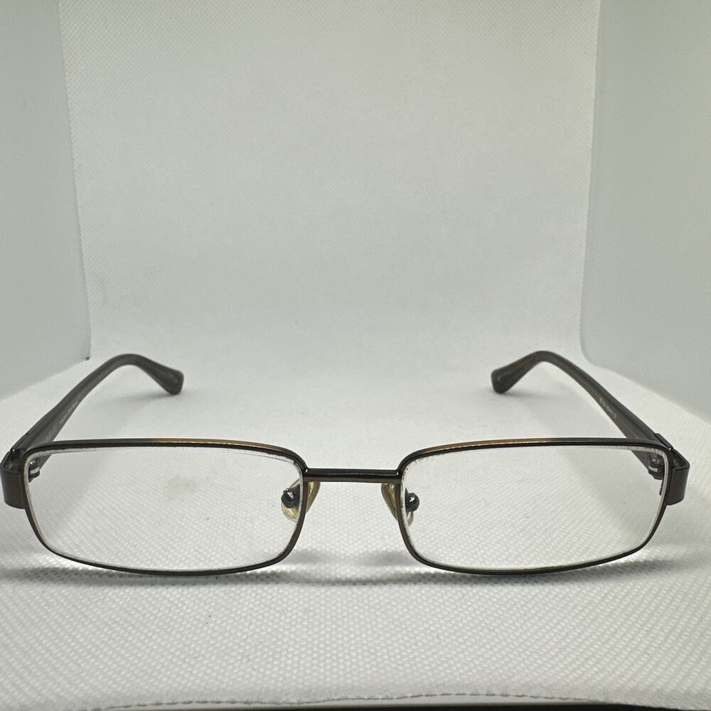 Dakota Smith Freedom Eyeglasses Frames Dark Gunmetal Brown 55-18-140 Mens Metal
